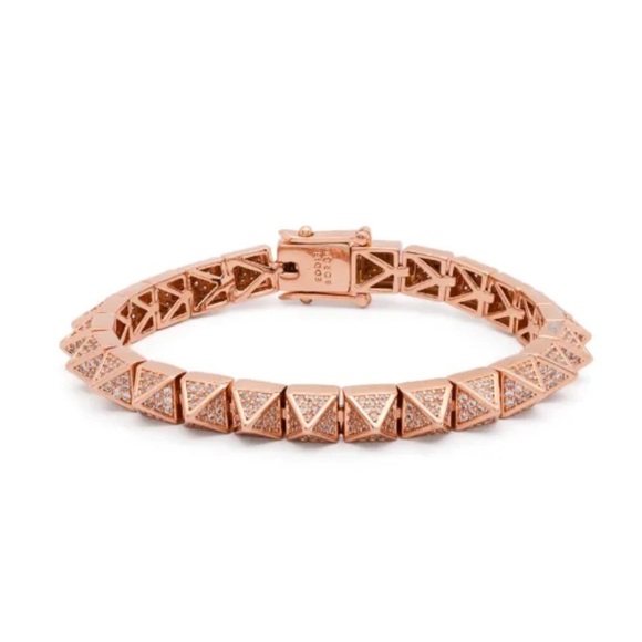 Eddie Borgo Pave Pyramid Bracelet